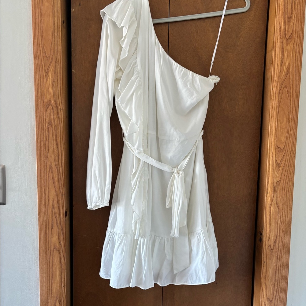 Lulus White One-Shoulder Dress